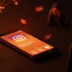 Notificación en Instagram sobre uso de Meta AI app destacando riesgos de privacidad en inteligencia artificial.