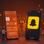 Meta Instants compitiendo con Snapchat en España e Italia, simbolizando la competencia en apps efímeras y tendencias de redes sociales para startups.