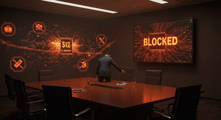 Ejecutivo enfrentando bloqueo regulatorio de China en adquisición de Meta de startup de IA por 2 mil millones de dólares.