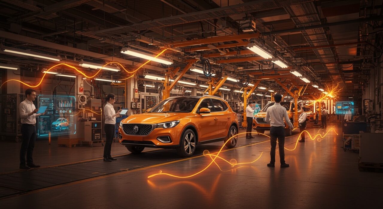 Fábrica de coches eléctricos MG en España con emprendedores y oportunidades para startups en movilidad eléctrica e inversión automotriz.