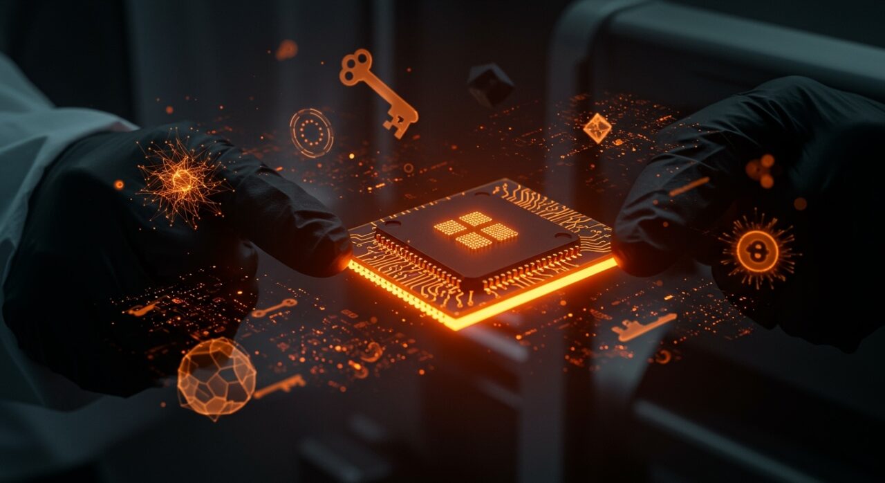 Chip microelectrónico avanzado y criptografía post-cuántica desarrollados en IMSE Sevilla para startups deep tech.