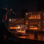 Análisis visual de Microsoft Copilot con 20 millones de usuarios pagados y métricas reales de uso activo en herramientas de IA para startups.