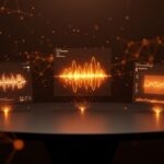 Modelos de inteligencia artificial de Microsoft para transcripción de voz, generación de audio e imágenes en un entorno tecnológico moderno para startups.