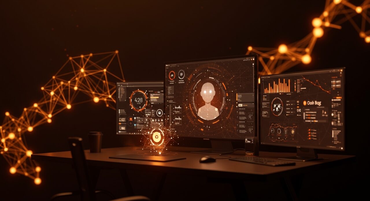 Microsoft Teams SDK integrando agente conversacional IA en entorno empresarial con automatización y conectividad avanzada.