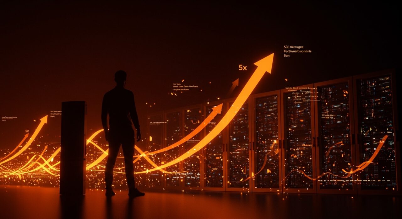 Mejora 5x del throughput backend en SaaS tras migrar de Node.js a Bun con optimización y benchmarks de performance.