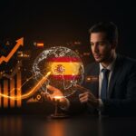 Empresario hispano analizando globalización y exportación PYME inspirada en el modelo Mittelstand alemán con financiación FIEM.