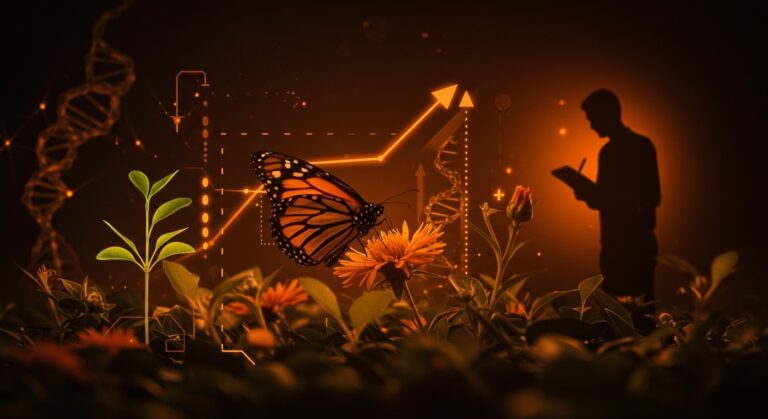 Mariposa monarca y oportunidades para startups verdes en agtech y sostenibilidad ante la caída poblacional.