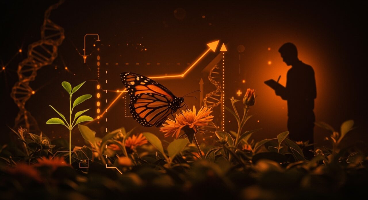 Mariposa monarca y oportunidades para startups verdes en agtech y sostenibilidad ante la caída poblacional.