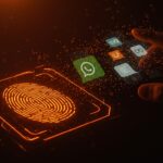 Spyware Morpheus de IPS robando acceso a WhatsApp mediante huella falsa, ilustrando amenazas de ciberseguridad en startups.