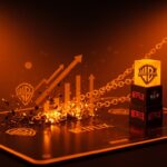 Netflix fortaleciendo sus franquicias propias tras dejar el catálogo de Warner Bros, simbolizando su estrategia de crecimiento en streaming en 2026.
