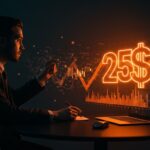 Análisis visual de la recompra de acciones de Netflix por 25 mil millones tras caída del 10% en resultados Q1 2026 con enfoque en estrategia corporativa y streaming.