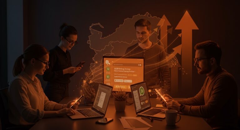 Automatización de pedidos B2B vía WhatsApp con inteligencia artificial, destacando la startup búlgara nFuse y su funding de 2 millones de dólares.