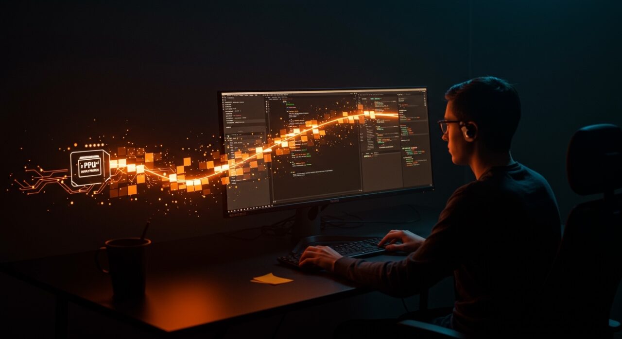 Compositor Wayland Niri v26.04 con scrollable-tiling, mejoras en GPU y PipeWire, ilustrando innovación para startups tecnológicas en Linux.