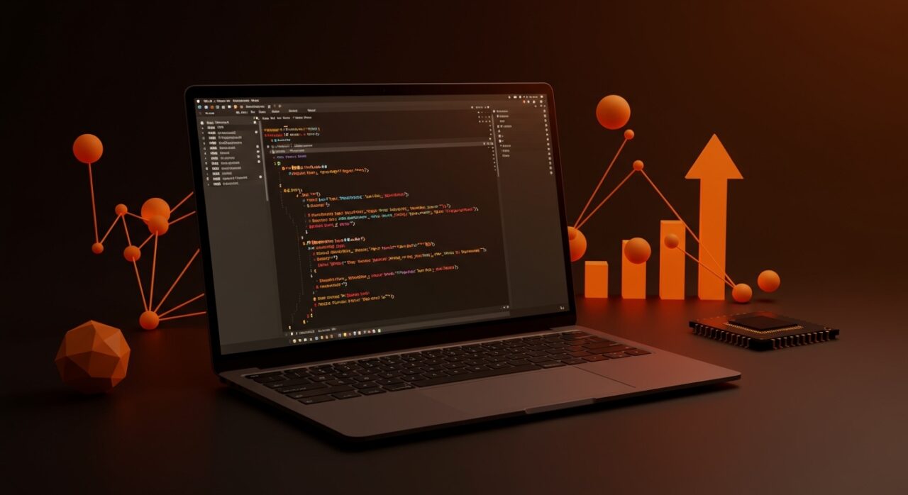 Notepad++ para Mac ejecutándose nativamente en macOS con Apple Silicon, destacando el editor de código open source para desarrollo y programación.
