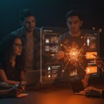 Modelos de pricing flexible en SaaS con inteligencia artificial y automatización para startups latinoamericanas, mostrando innovación y escalabilidad.