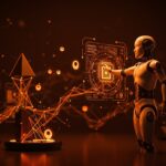 Imagen conceptual del modelo multimodal Nvidia Nemotron 3 Nano Omni con IA autónoma para startups, destacando innovación en edge computing y tecnología eficiente.