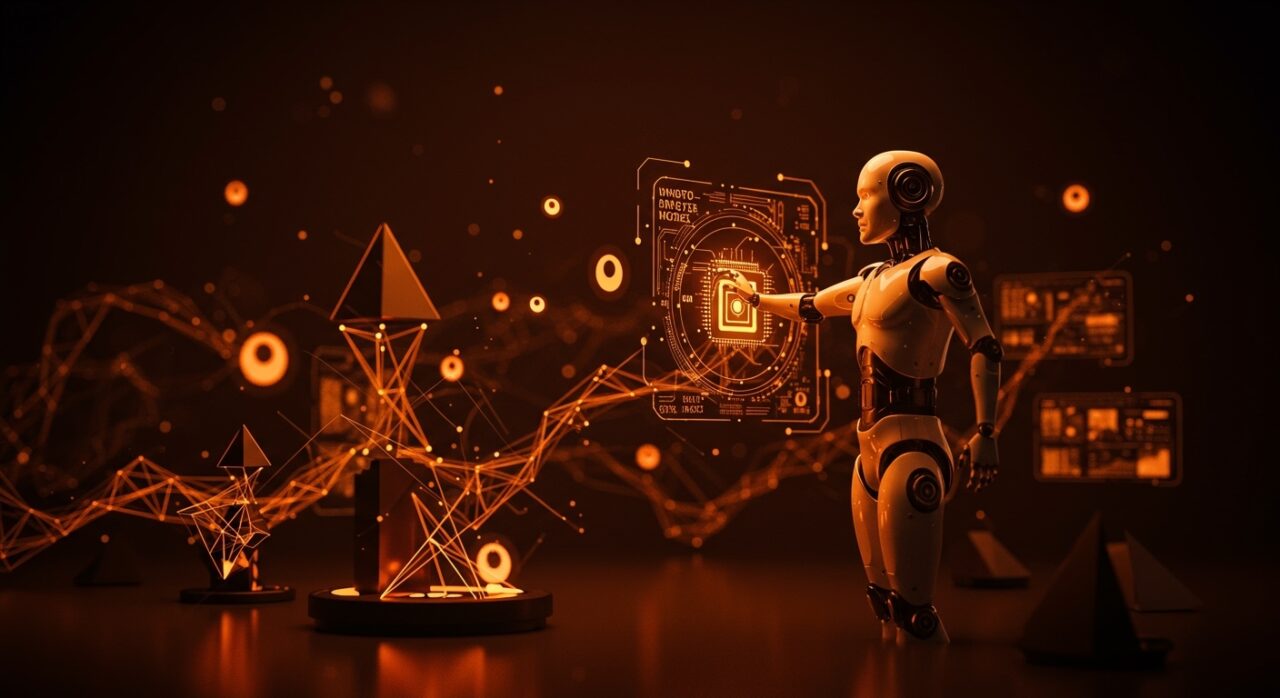 Imagen conceptual del modelo multimodal Nvidia Nemotron 3 Nano Omni con IA autónoma para startups, destacando innovación en edge computing y tecnología eficiente.