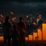 Familia trabajadora en Nueva York 2026 enfrentando el alto costo de vida y la necesidad de ingresos superiores a 125 mil dólares para la autosuficiencia económica.