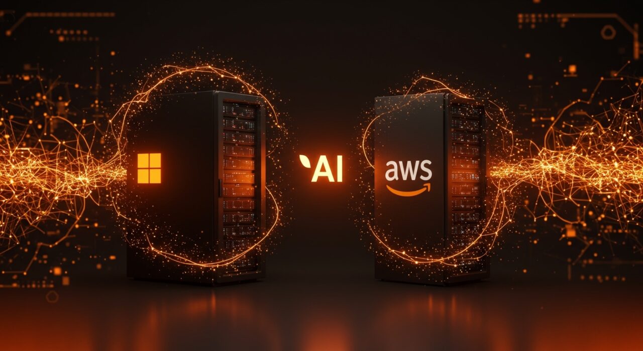 Acuerdo de $38 mil millones entre OpenAI y AWS marcando el fin de la exclusividad de Microsoft en el mercado de IA en la nube, impactando startups y tendencias de tecnología en 2026.