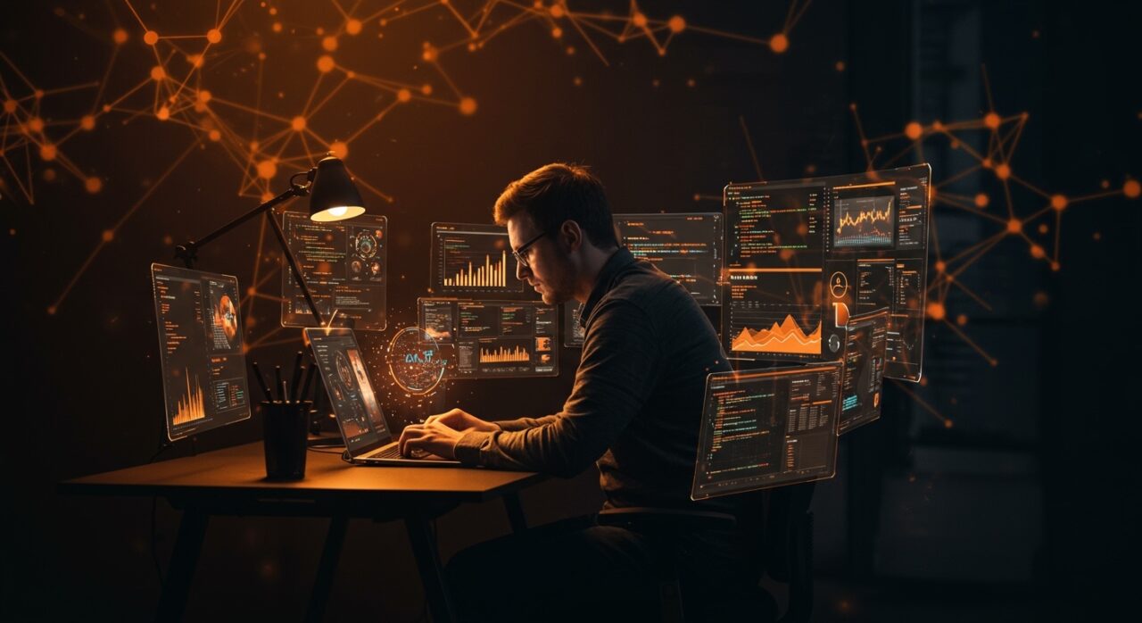 Fundador tecnológico utilizando GPT-5.5 de OpenAI para optimizar automatización de código y eficiencia en startups de IA.