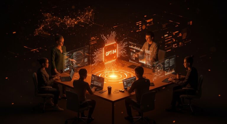 Startup usando ChatGPT Enterprise con inteligencia artificial para automatizar procesos y mejorar la productividad.