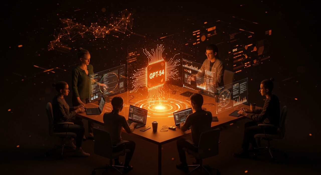 Startup usando ChatGPT Enterprise con inteligencia artificial para automatizar procesos y mejorar la productividad.