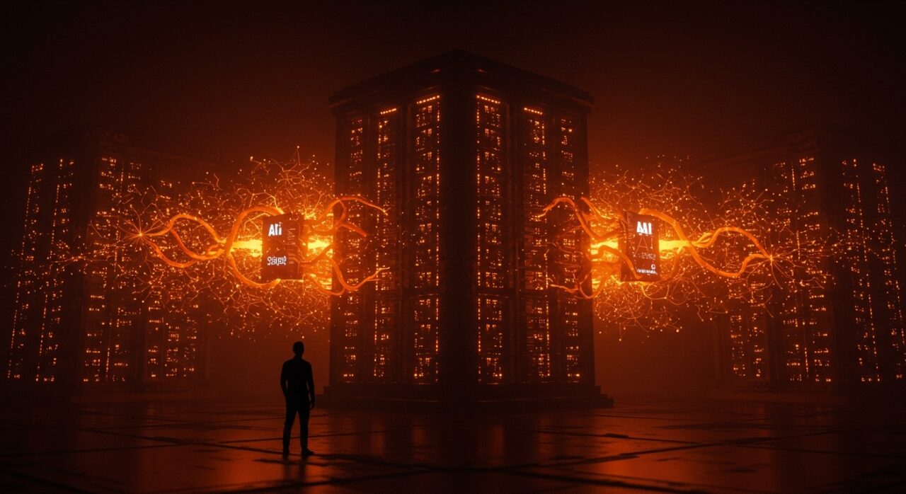 Infraestructura de IA OpenAI Stargate con inversión de 500 mil millones en centros de datos y computación AGI para startups de inteligencia artificial.