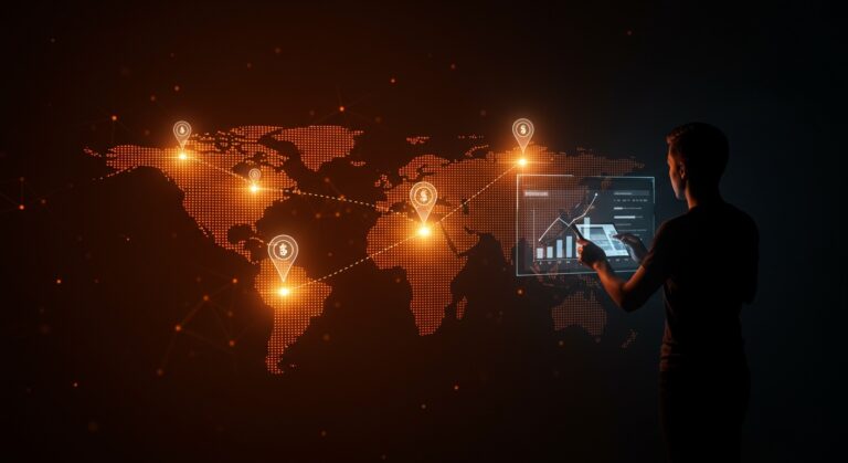 Representación visual de las adquisiciones de OpenAI en fintech y la integración de IA aplicada a finanzas para startups.