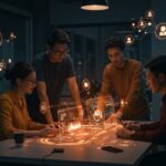 Equipo de founders usando Workspace Agents de OpenAI para automatizar y escalar su startup con IA en un entorno colaborativo avanzado.