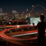Visualización digital en tiempo real de tráfico con datos abiertos C-ITS para movilidad inteligente en startups y ciudades inteligentes.