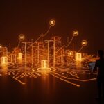 Founder observando infraestructura digital B2B que simboliza pagos digitales en Perú y crecimiento fintech en LATAM.