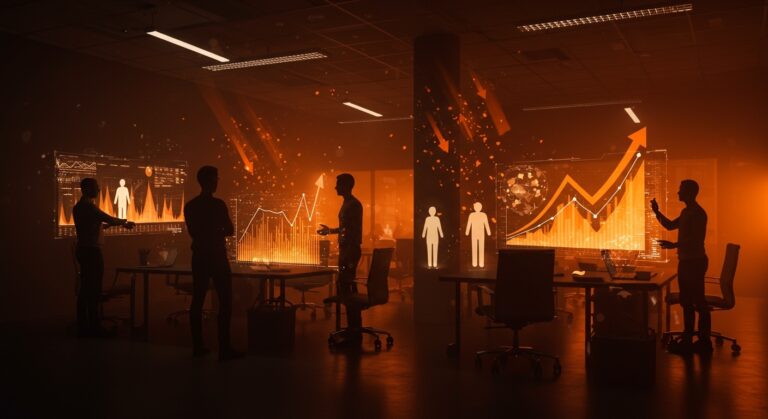 Tasa de participación laboral en EE.UU. impacta talento tech y startups, mostrando retiro y colaboración en mercado laboral 2025.