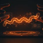 Cadena de péptidos comerciales biotecnológicos en un entorno digital que representa riesgos y regulación en el mercado de salud startup.