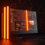 Interfaz de navegador con pestañas verticales y pantalla dividida en Chrome, destacando productividad y tendencias UX en navegadores 2026.