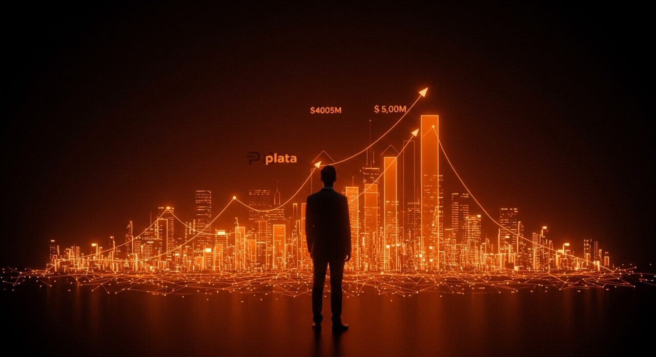 Plata fintech alcanzando 5,000M de valoración tras Serie C con financiamiento de 405 millones de dólares en México.