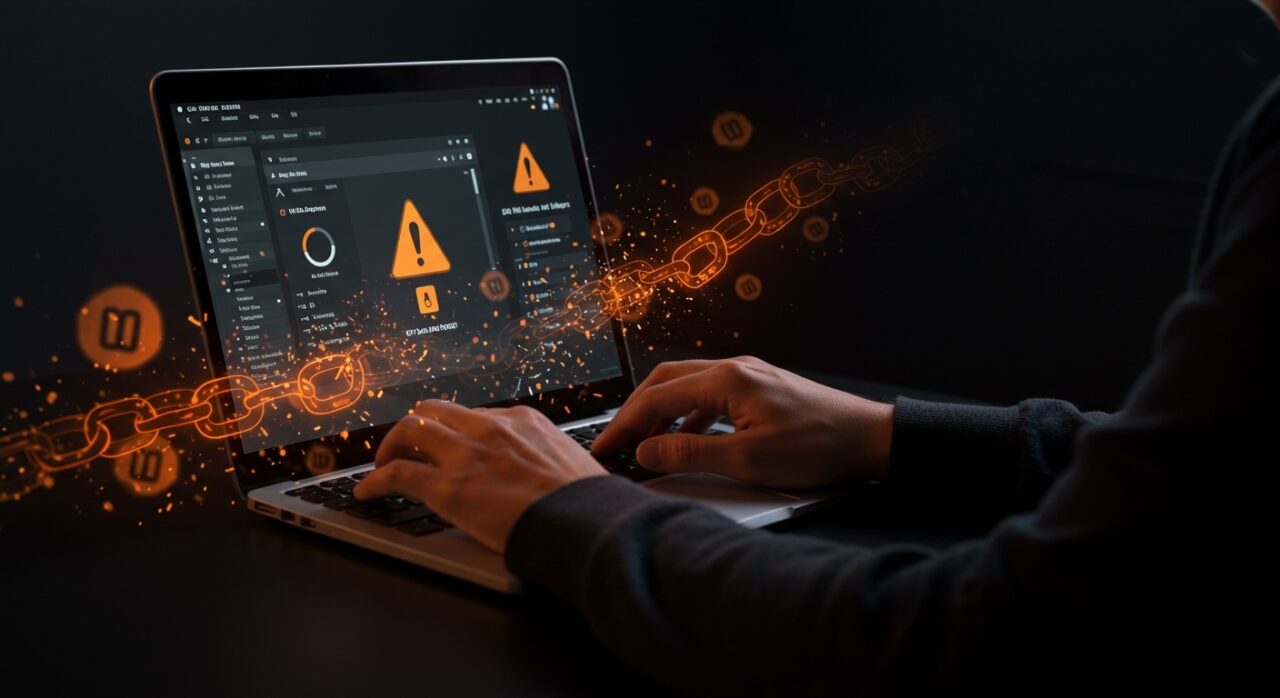 Alerta de plugins WordPress infectados con backdoors mostrando ataque supply chain y medidas de seguridad para startups.