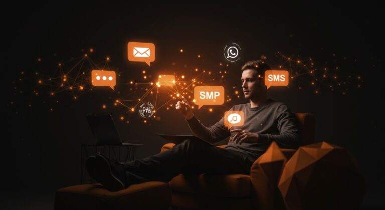 Agentes IA automatizando mensajes de texto en iMessage, WhatsApp y SMS para founders de startups sin configuración técnica.