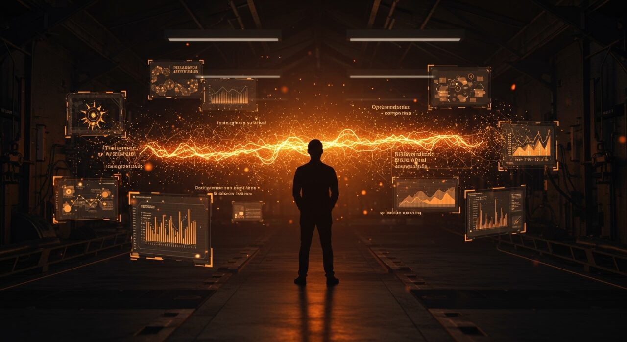 Política industrial y oportunidades de inteligencia artificial para founders en la era inteligente con tecnología avanzada.