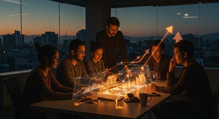 Startups tech de Coquimbo colaborando en programa de formación con mentorías e inversión para emprendimientos innovadores.