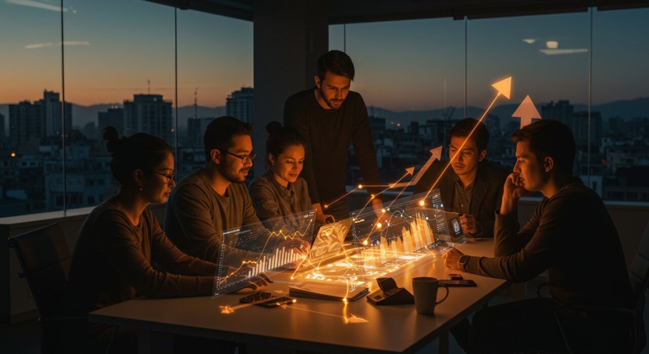 Startups tech de Coquimbo colaborando en programa de formación con mentorías e inversión para emprendimientos innovadores.