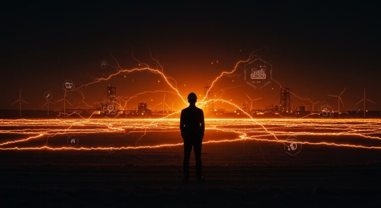 Proyecto eléctrico en Salar de Atacama con inversión en minería de litio y energía renovable mostrando oportunidades para startups en LATAM.