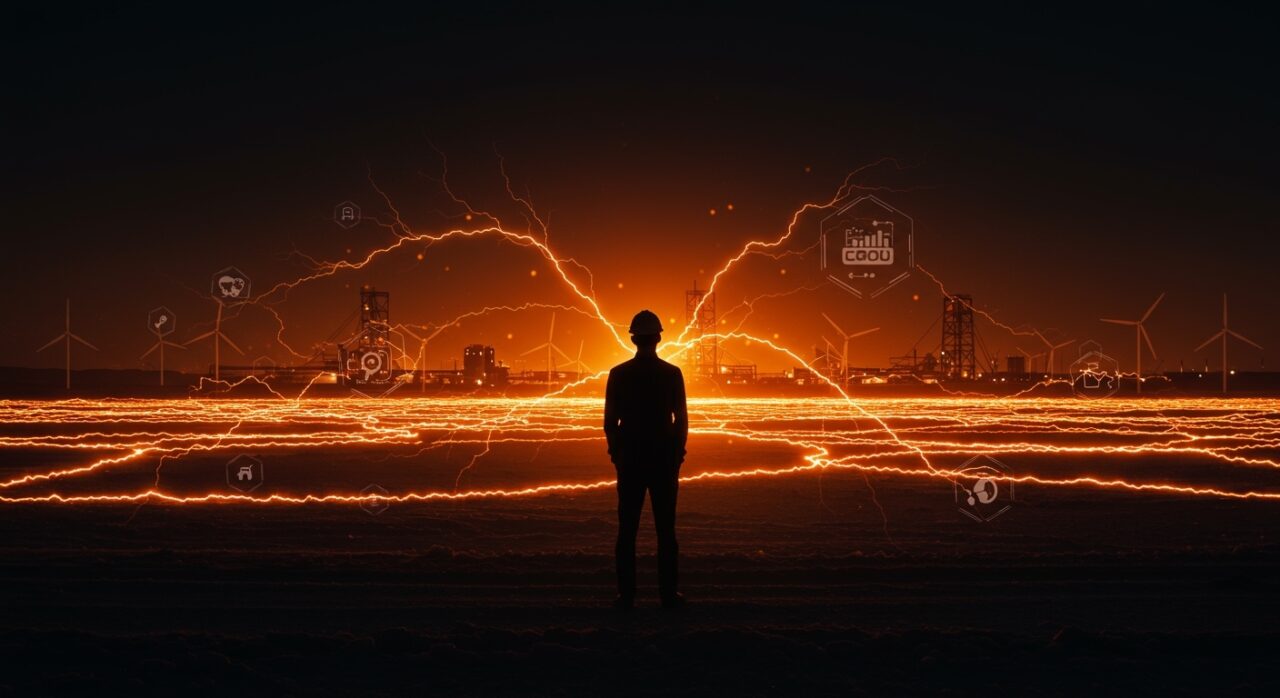 Proyecto eléctrico en Salar de Atacama con inversión en minería de litio y energía renovable mostrando oportunidades para startups en LATAM.