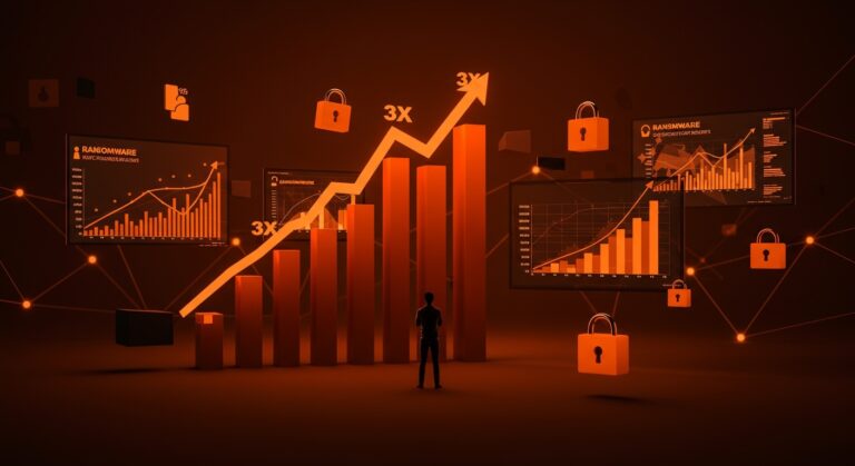 Crecimiento del ransomware en 2025 superando el presupuesto en seguridad en startups de ciberseguridad en España y LATAM.