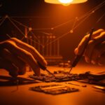 Reparación electrónica detallada en casa bajo la nueva ley europea, promoviendo el derecho a reparar y ahorro sostenible.