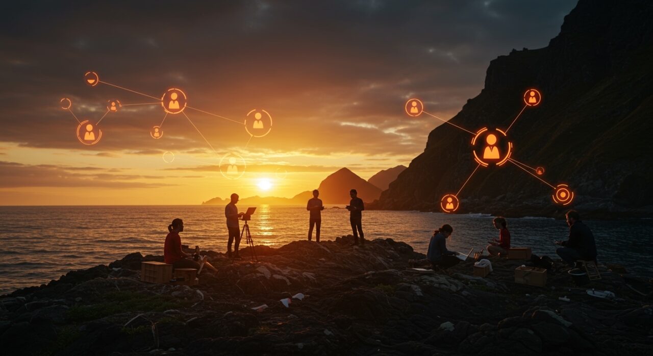 Comunidad resiliente y autogestionada en isla remota inspirando founders del ecosistema startup LATAM con modelo cooperativo y sostenibilidad.