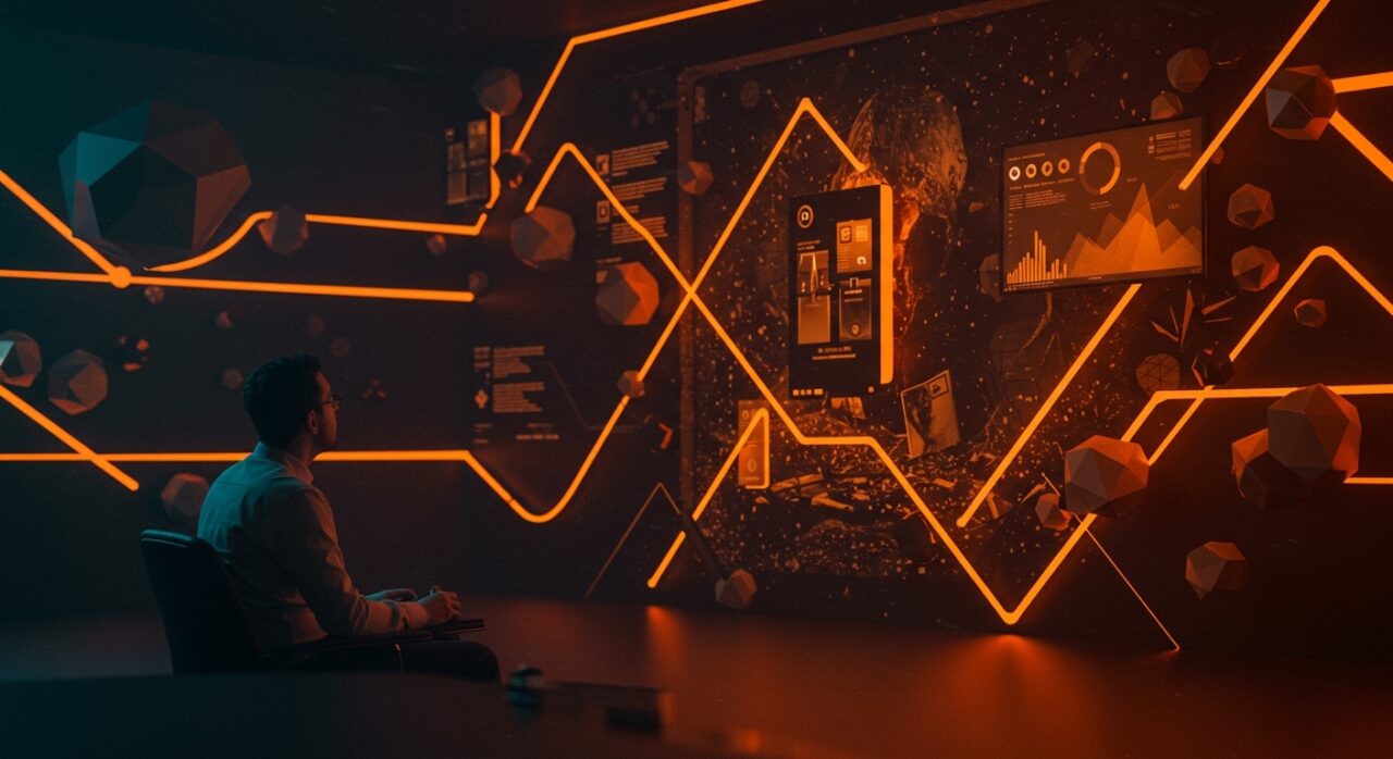 Founder observando un cementerio digital que representa el fracaso del 90% de las startups y lecciones para evitar la obsolescencia tecnológica.