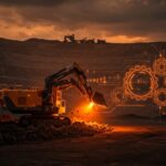 Robótica para minería chile con expansión a Perú, mostrando tecnología avanzada y financiación para startups mineras.