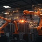 Robótica industrial automatizando procesos en España, destacando la adopción tecnológica en startups y el mercado europeo de automatización.