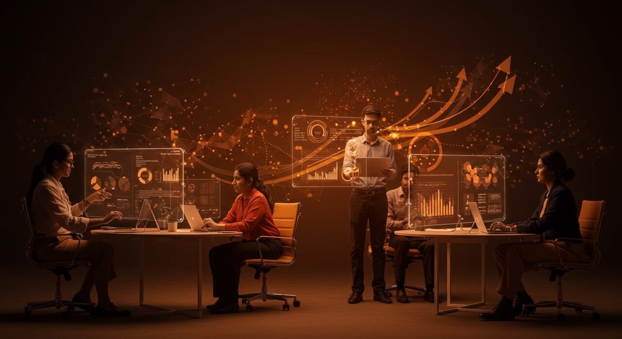 Startup india de consultoría digital utilizando inteligencia artificial para generar reportes estratégicos al estilo McKinsey a bajo costo.