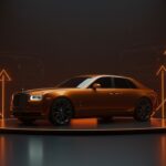Rolls-Royce Nightingale en exclusiva representando la estrategia de exclusividad en coches eléctricos de lujo en el mercado ultra-lujo.